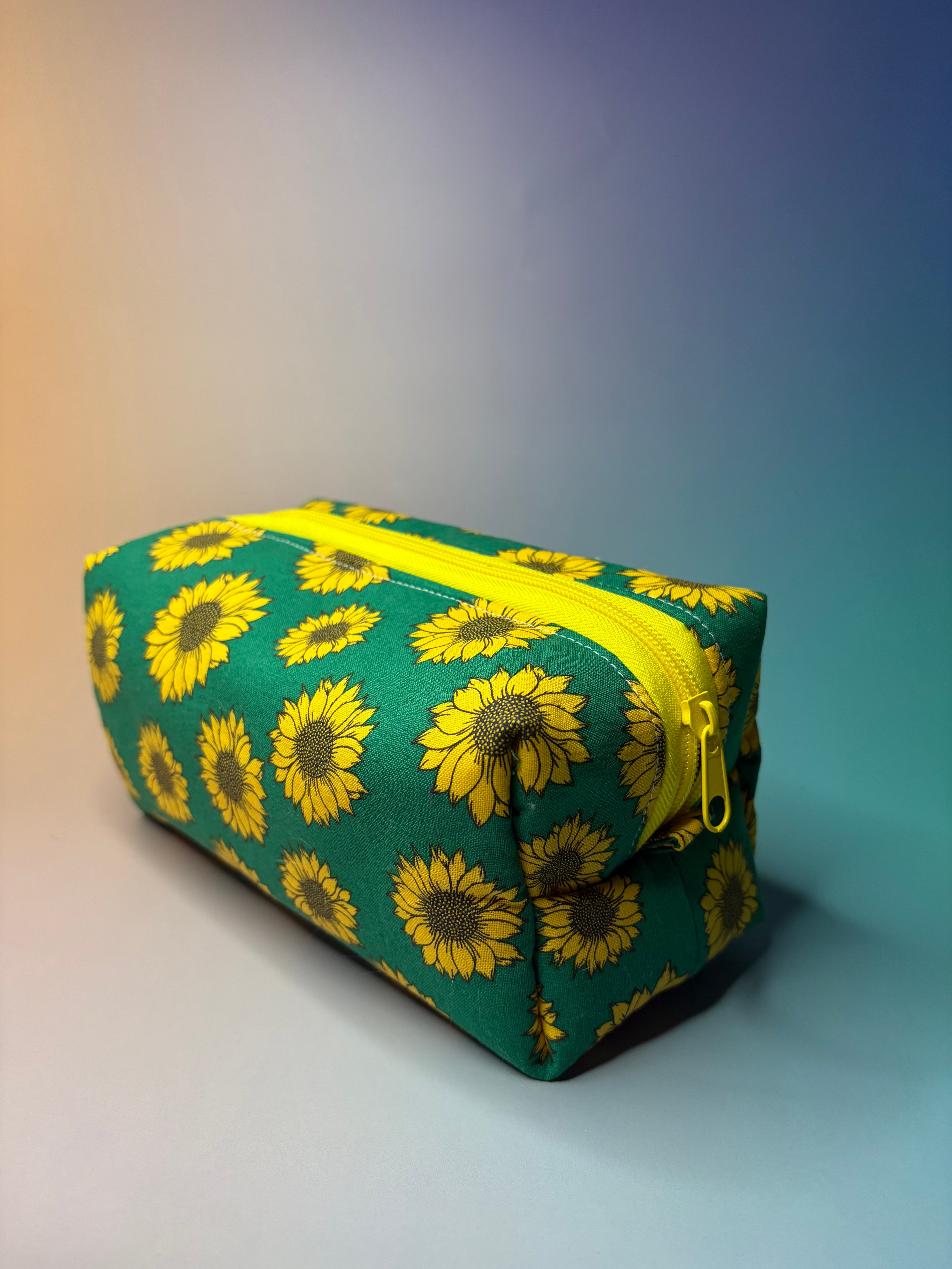 Sunflower Boxy Pouch