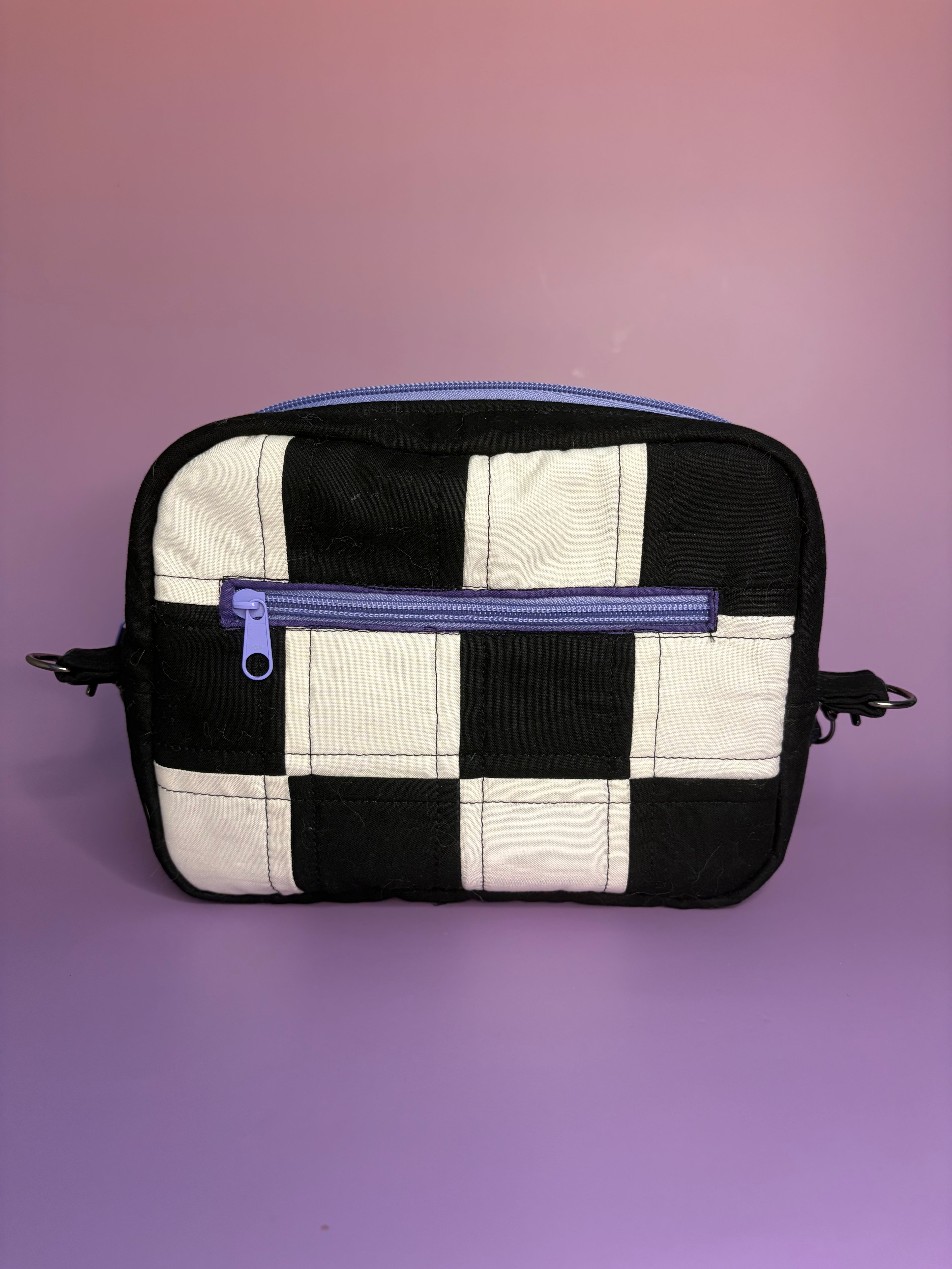 Black and White Crossbody