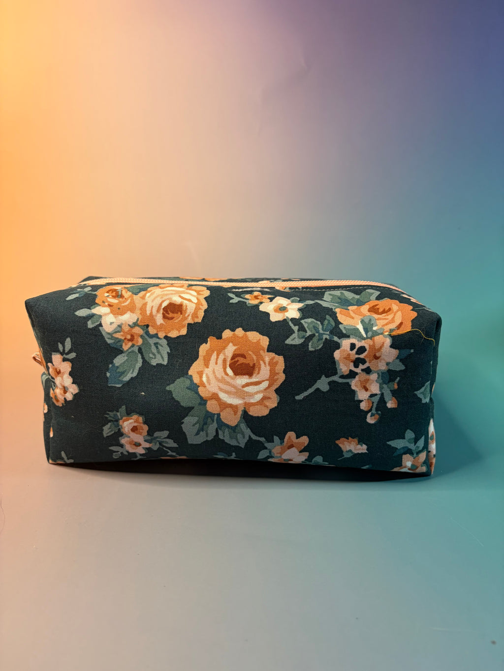 Romantic Floral Boxy Pouch