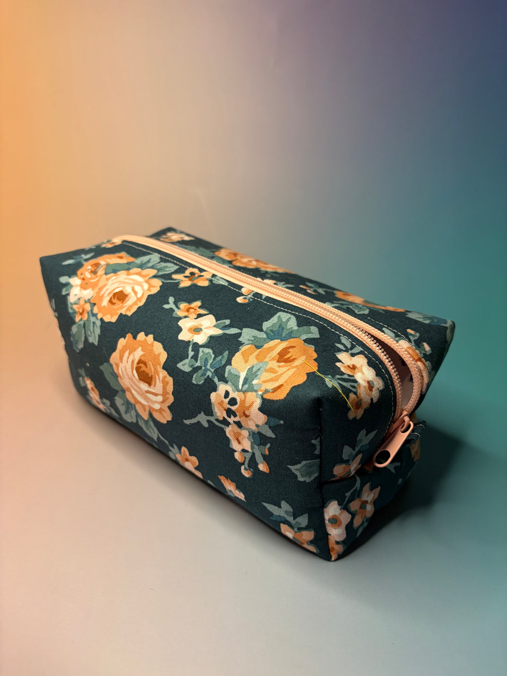 Romantic Floral Boxy Pouch