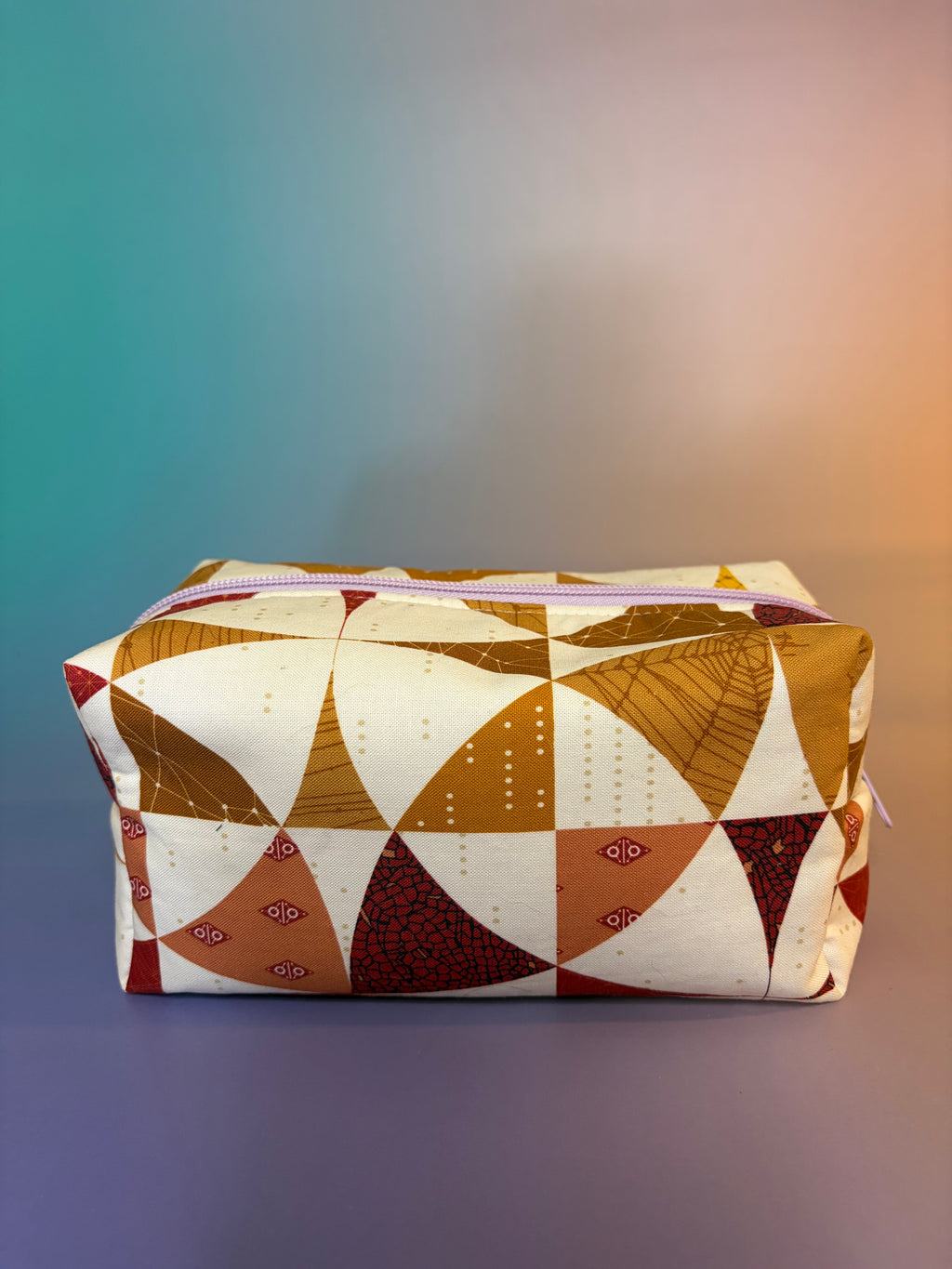 Rainbow Tiles Boxy Pouch