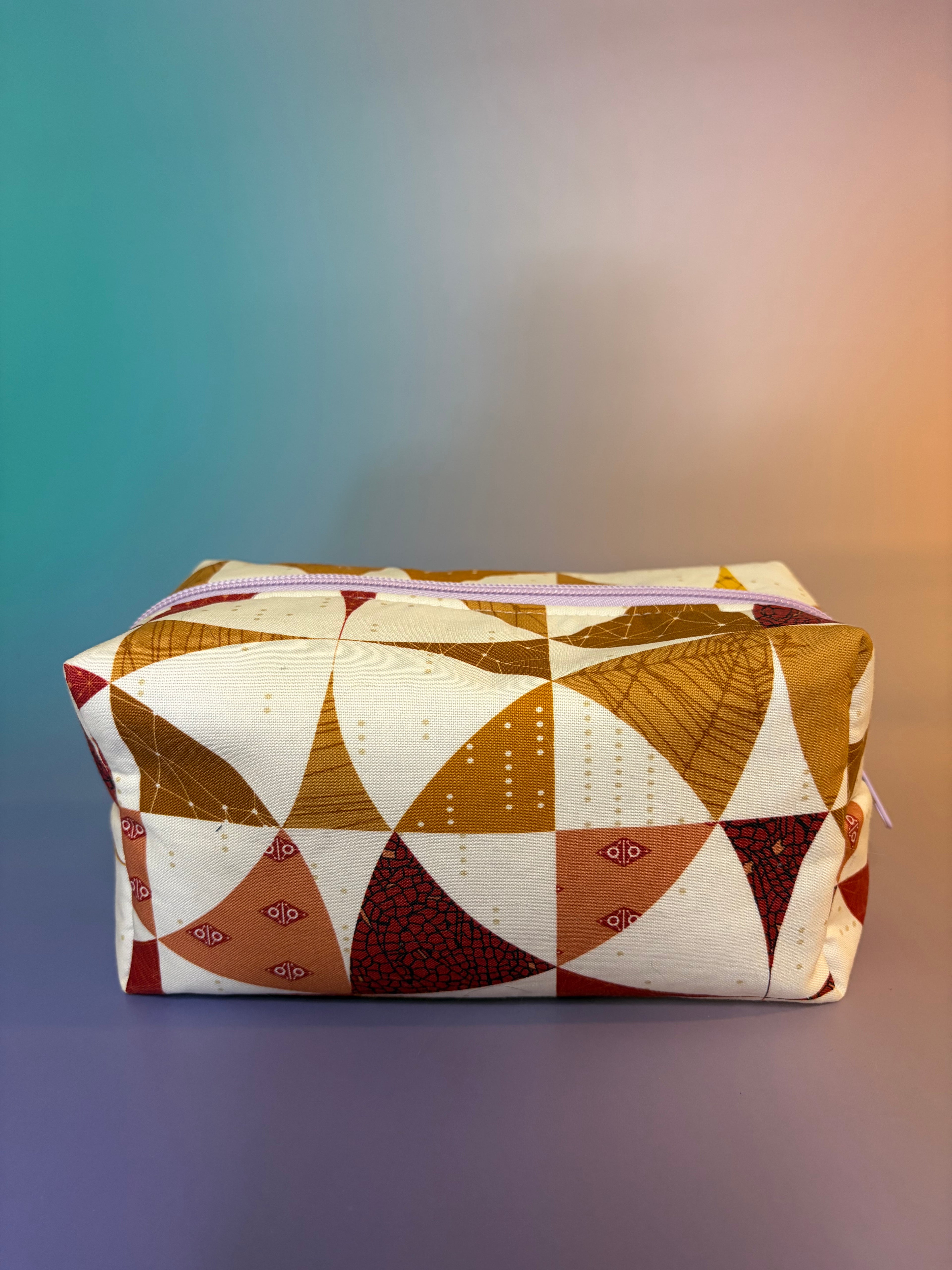 Rainbow Tiles Boxy Pouch