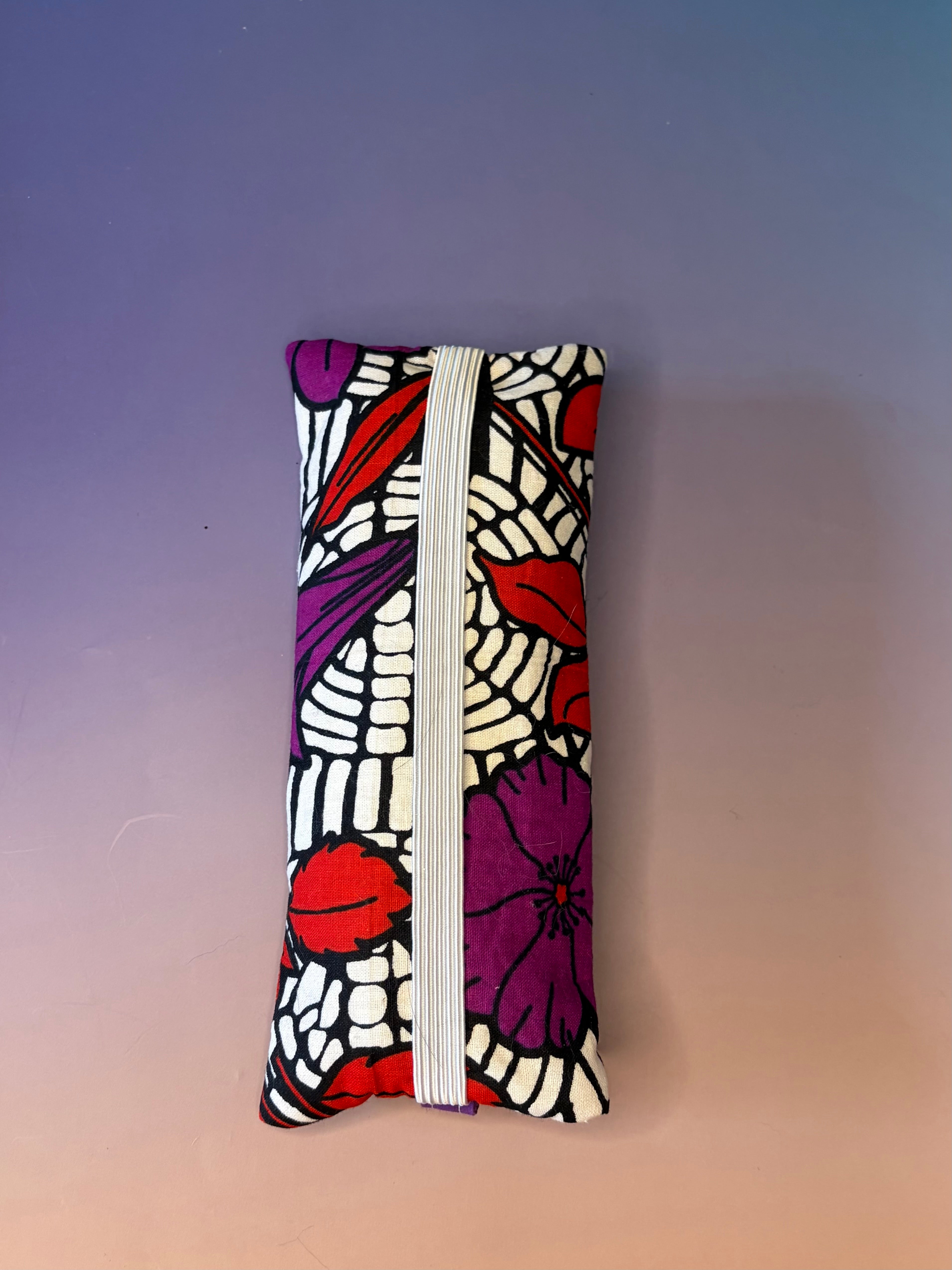 Flowers and Webs Middle Zip Pencil Case