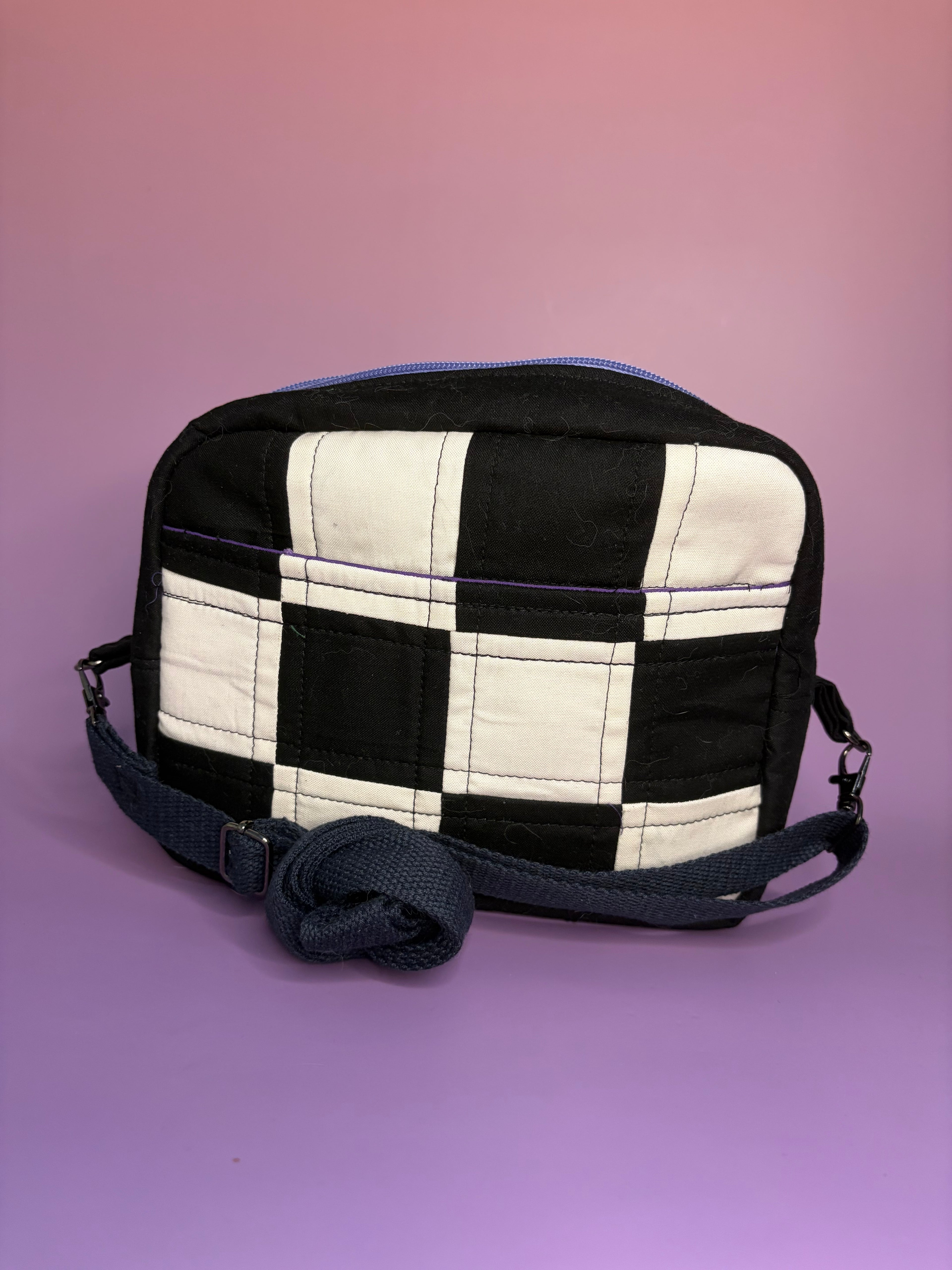 Black and White Crossbody