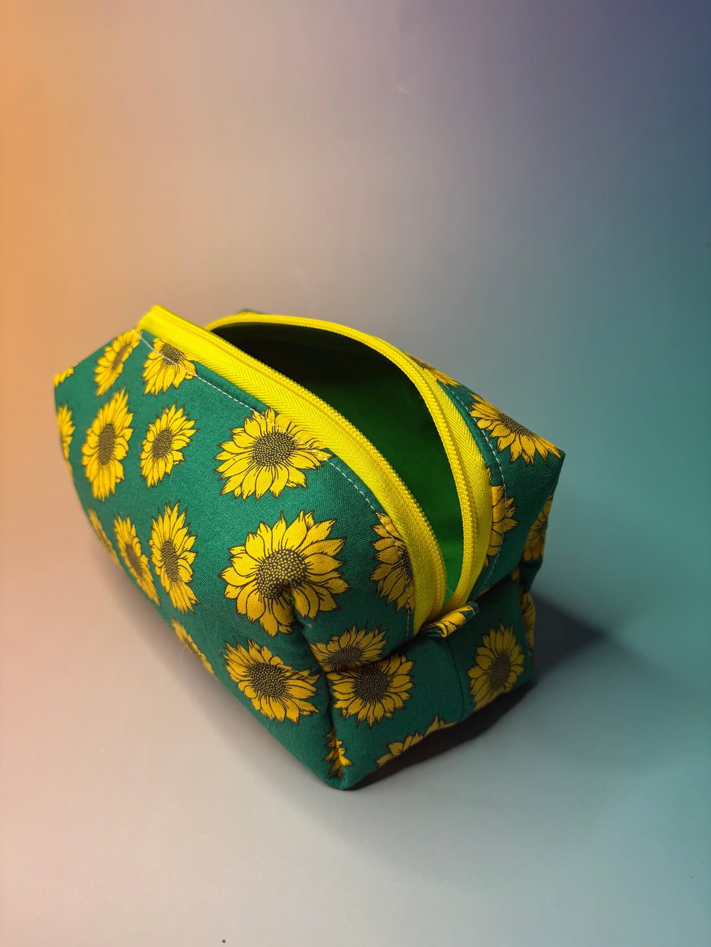 Sunflower Boxy Pouch