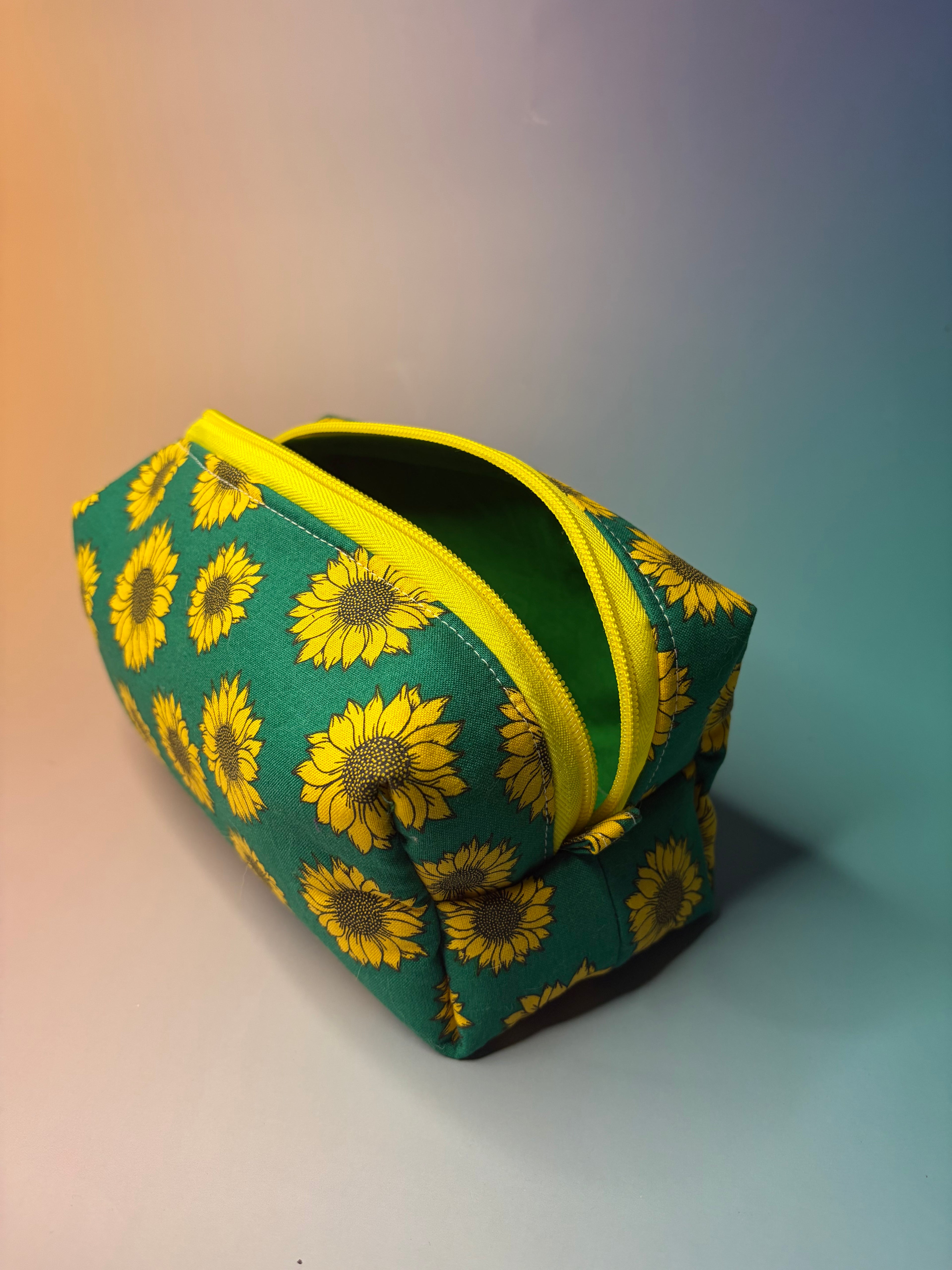 Sunflower Boxy Pouch
