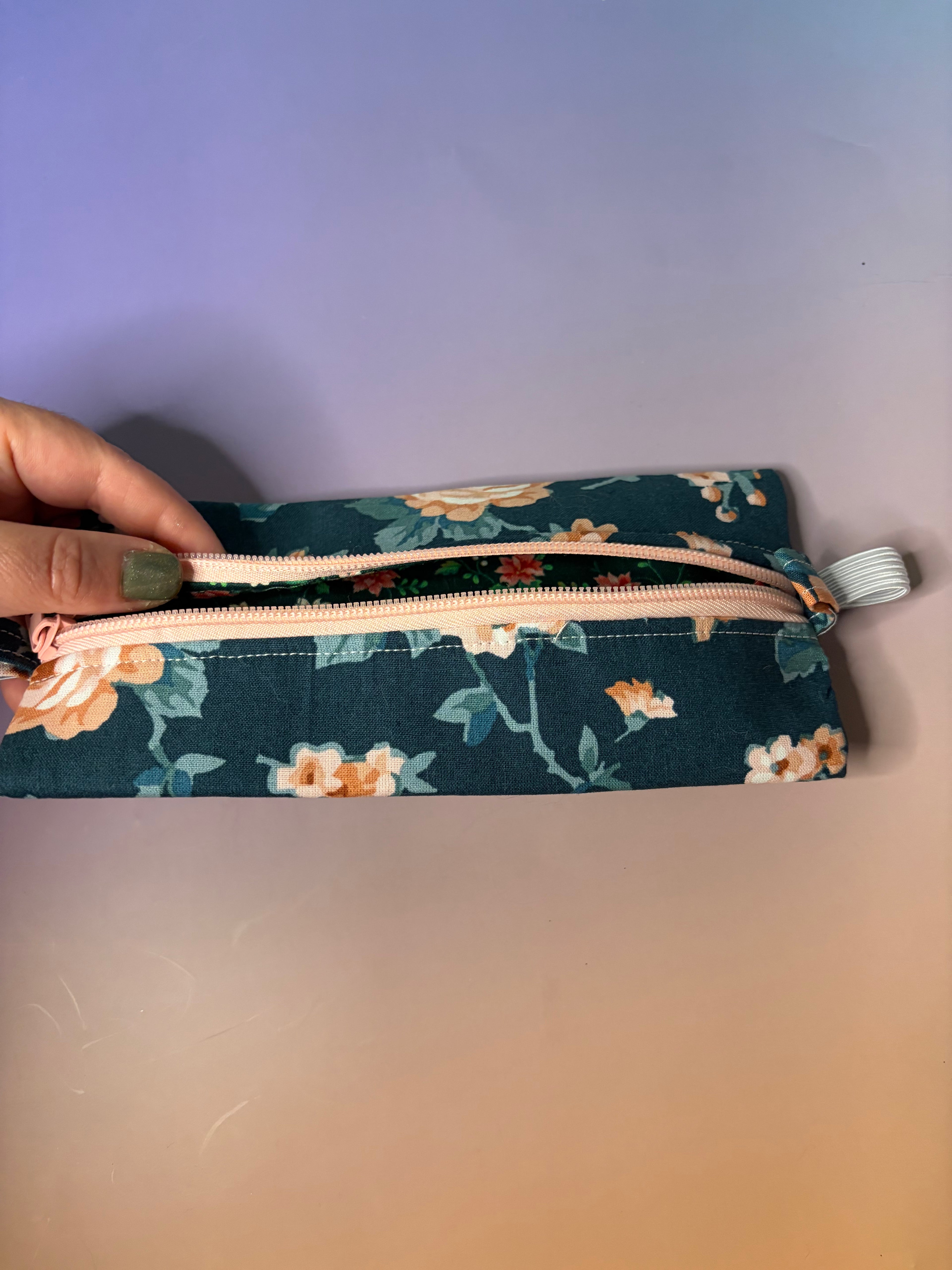Romantic Floral Pencil Pouch